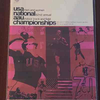 1970 AAU Track and Field Championship Program