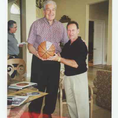 Dolph Schayes and Joel Platt