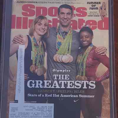 Phelps, Michael; Simone Biles, Katie Ledecky