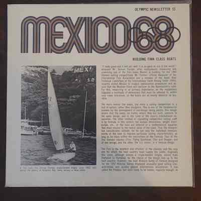 1968 Summer Olympics Newsletter 13