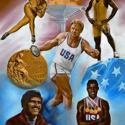 Oerter, Al; Mark Spitz, Carl Lewis, Eric Heiden and Michael Johnson
