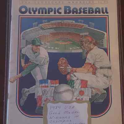 1984 Olympics Baseball Program