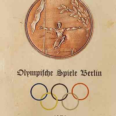 1936 Berlin Olympics Postcard