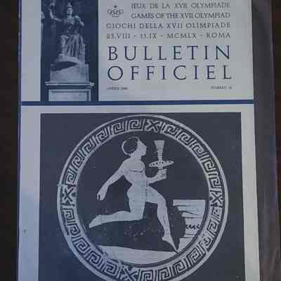 1960 Olympics Bulletin