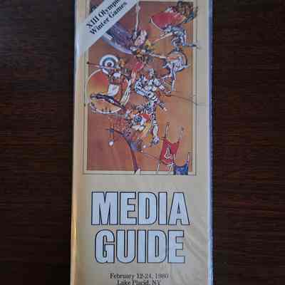 Lake Placid Olympics Media Guide 1980
