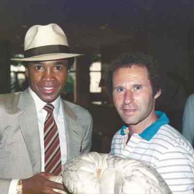 Sugar Ray Leonard and Joel Platt