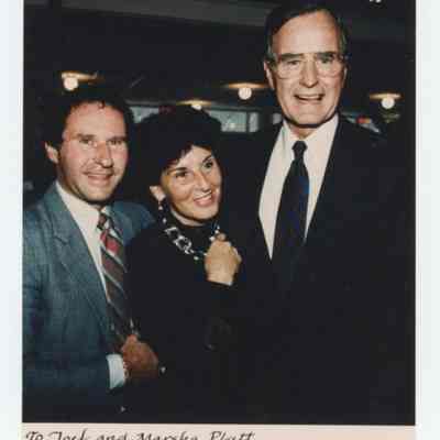 President George H. Bush and Joel Platt