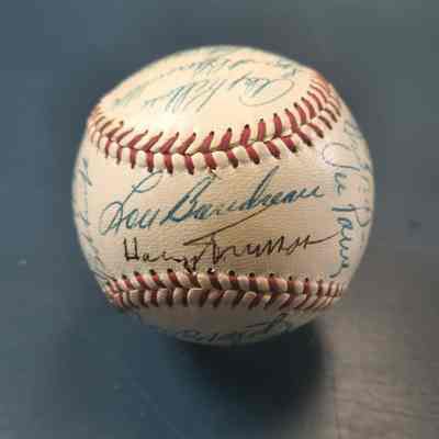1957 K.C. Athletics; Harry Truman, Lou Boudreau, Vic Powers, Tom Morgan, Ralph Terry, Harry Craft, Tom Gorman, Tim Thompson, Bob Martyn, and more