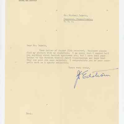 Edstrom, J. Sigfrid