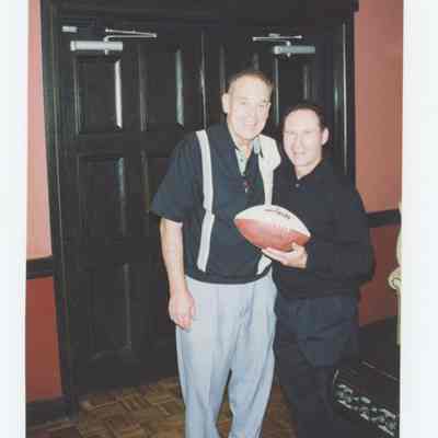 Otto Graham and Joel Platt