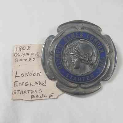 1908 Olympics Starter's Badge