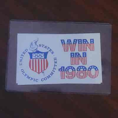 1980 United States Olympic Committee Sticker