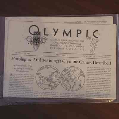 1931 Olympic Newsletter