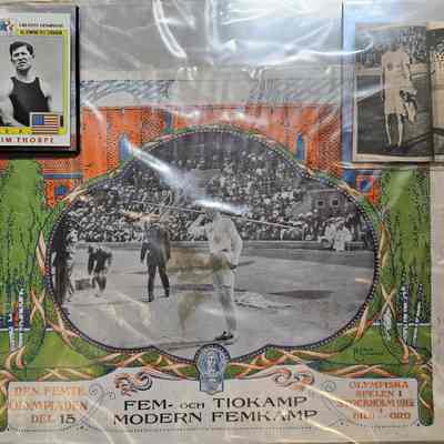 19 Different Event programs from the 1912 Olympics in Stockholm, Sweden