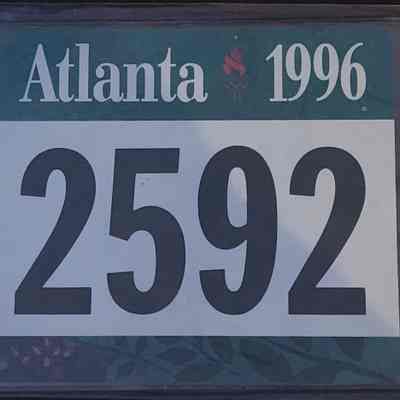 1996 Olympics Number Plate