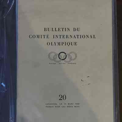 1950 International Olympic Committee Newsletter