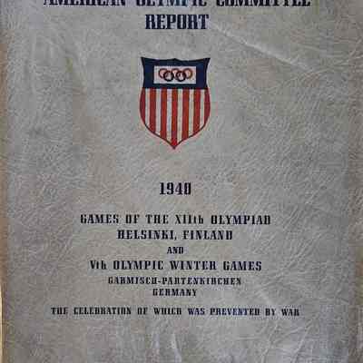 1940 American Olympic Committee Report