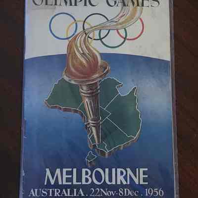 1956 Summer Olympics Program