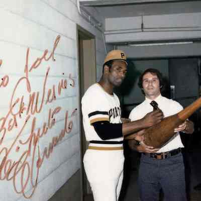 Roberto Clemente and Joel Platt