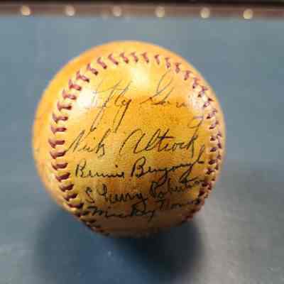 Case, George; Jerry Priddy, Lefty Gomez, Nick Altrock, Ossie Bluege, Alex Carnesquel, Early Wynn, Red Marion, Clyde Milan and 16 others
