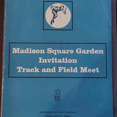1968 Madison Square Garden Track and Field Meet Program