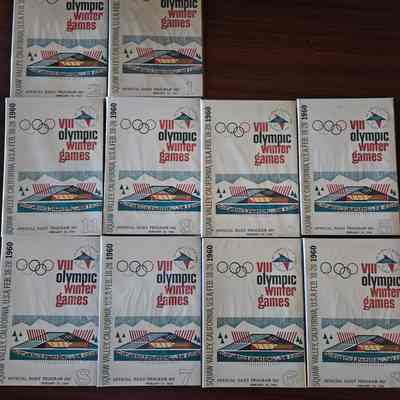 Winter Olympics Program Squaw Valley