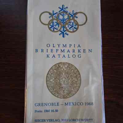 Sieger 1968 Olympic Catalog Mexico and Grenoble