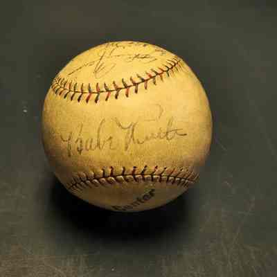 Ruth, Babe; Lou Gehrig, Tony Lazzeri, Rabbit Maranville and others