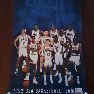 1992 USA Basketball Team Poster