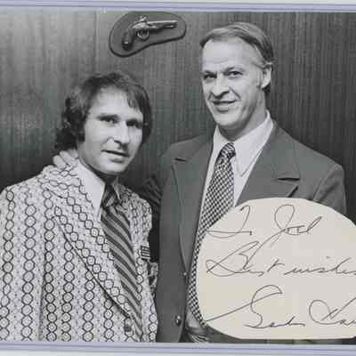 Gordie Howe and Joel Platt