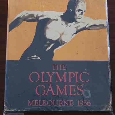 1956 Olympics Program