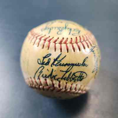 Late 1950's Redlegs; Ted Kluszewski, Jimmie Dykes, Frank Robinson, Don Gross, Wally Post, Art Fowler, Stan Palys and others