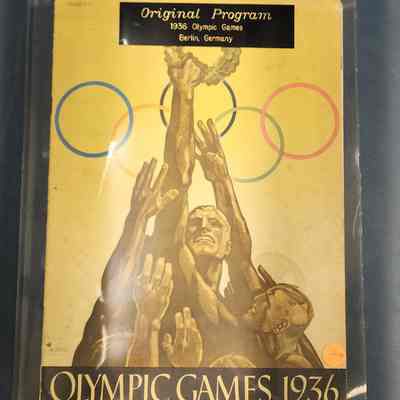 1936 Summer Olympics Program