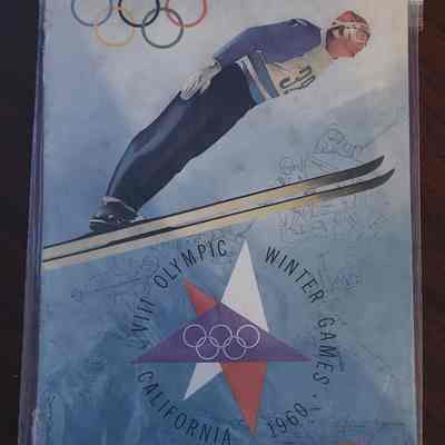1960 Winter Olympics Program