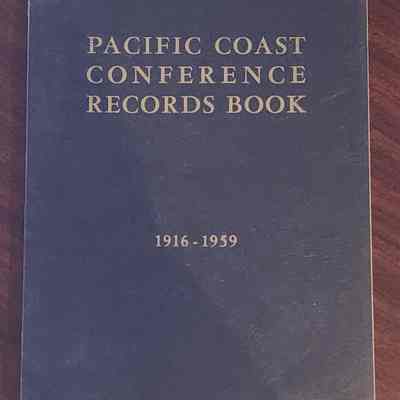 1916-1959 Pacific Coast Conference Record Book