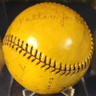 1924 World Series; Walter Johnson, Stanley Harris, Goose Goslin, Tom Zachary and Dan O Neil