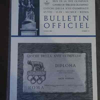 1960 Olympics Bulletin