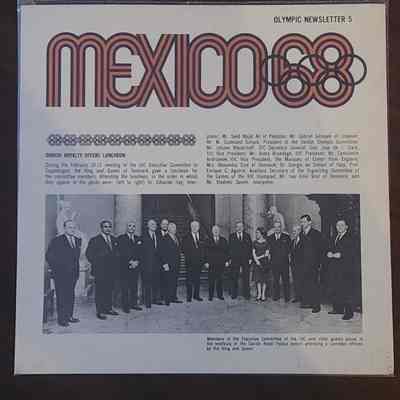 1968 Summer Olympics Newsletter 05