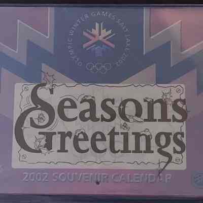 2002 Winter Olympics Calender