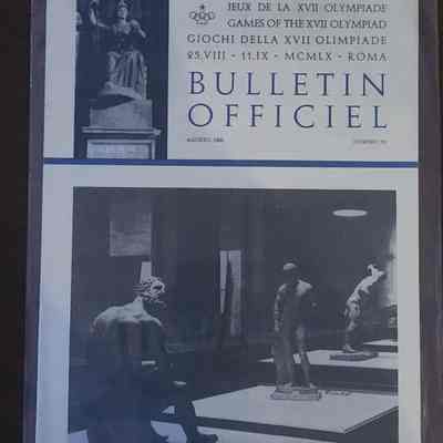 1960 Olympics Bulletin