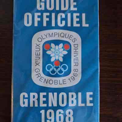 Grenoble Olympics Official Guide 1968