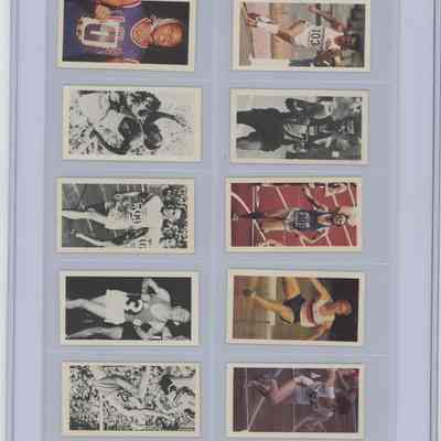 Olympic Cards put out by Brooke bond Oxo LTD