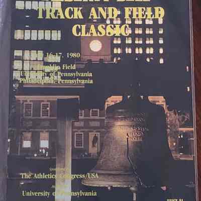 1980 Liberty Bell Track and Field Classic Program