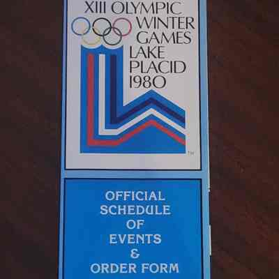 1980 Winter Olympics Schedule of Events