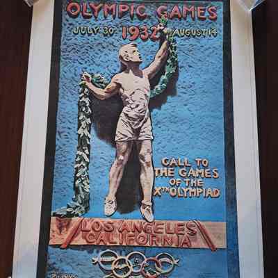 1932 Summer Olympics Poster (Reproduction)