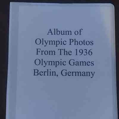 1936 Summer Olympics Photo Album