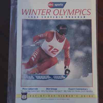 1988 Winter Olympics Program
