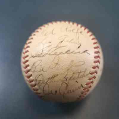 1939 All Stars; Lou Gehrig, Hank Greenberg, Lefty Gomez, Red Fuffing, Frank Hayes, Rollie Hemsley, Red Rolfe, Lefty Grove, Joe McCarthy, Jimmie Foxx, Joe Cronin, Arthur Fletcher, Bill Dickey, Luke Appling, Tom Bridges, Myril Hoag, Lefty Gomez, Bob Johnson, George Selkirk and more