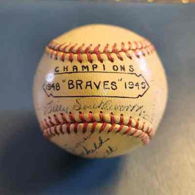 1948 Boston Braves; Billy Southworth, McCormick, Spahn, Elliott, Ryan, Sain, Dark, Antonelli and more
