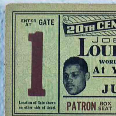 Louis, Joe; Max Schmeling